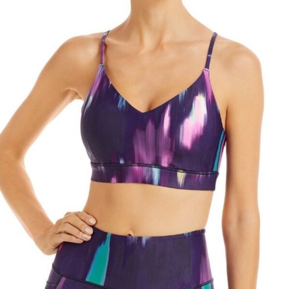 Aqua Purple and Pink Sports Bra Intimates & Sleepwear